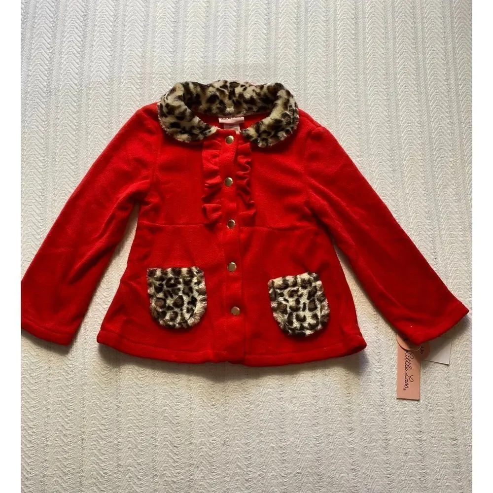 Little Lass Girls Size 4 3-Piece Jacket, Tshirt and Pants